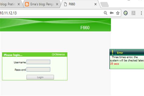 Zte f660 default username and password. Erna's blog: Password Admin ONT ZTE F660 .... tidak tahu
