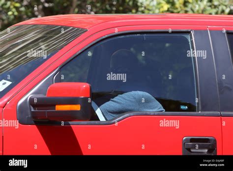 Suge Knight Seen Sitting In His Car At The Four Seasons Hotel