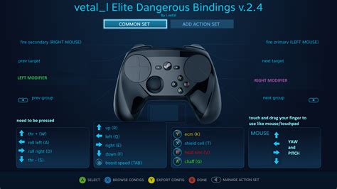 I Like My Steam Controller Elitedangerous