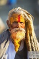 Sadhu (Hindu holy man) in | Stock Photo