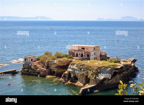 Gaiola Protected Area And Abandoned Island At Posillipo Naples Italy