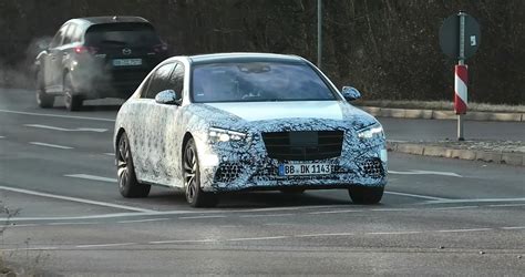 Two in the front and up to three in. 2021 Mercedes-Benz S-Class W223 Prototype Gives Short Peep ...