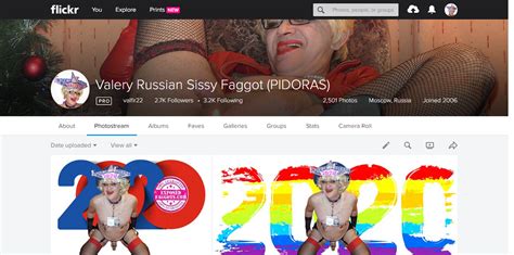 Flickr Page Of Russian Sissy Faggot Pidoras Valery Exposedfaggots