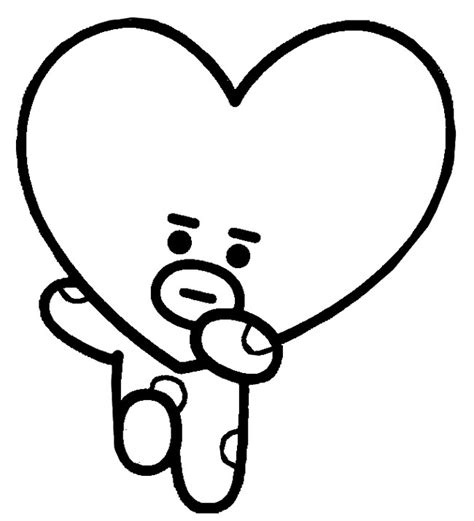 32 Drawing Bt21 Coloring Pages Background Colorist