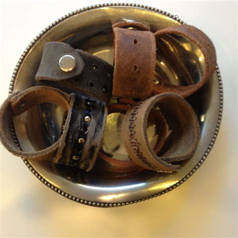 Leather Cuffs By Designer Two Charming At I Heart Ipanema Leather