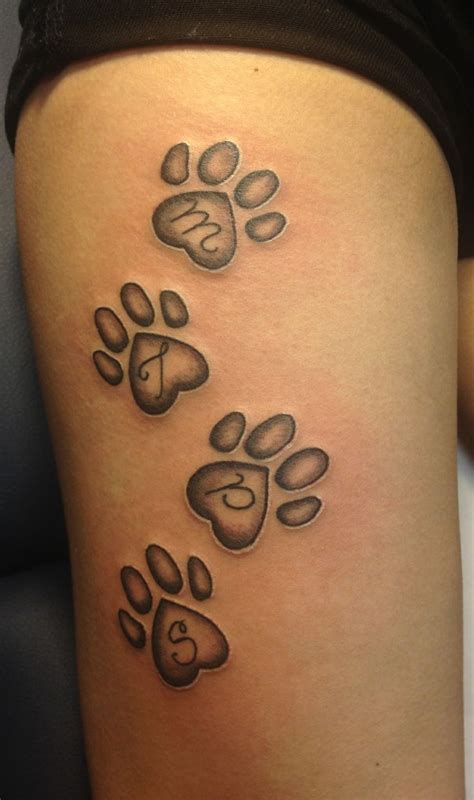 11 Funny Paw Tattoo Designs Pretty Designs