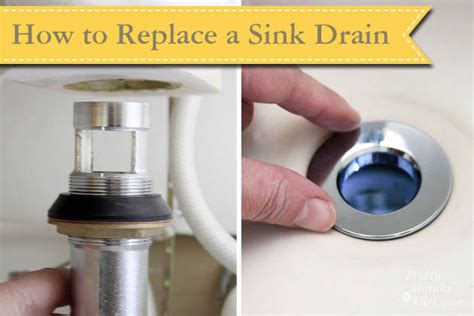 Once you have removed the bathroom sink drain flange, you can replace it with a new one. Replacing a Sink Drain - Pretty Handy Girl