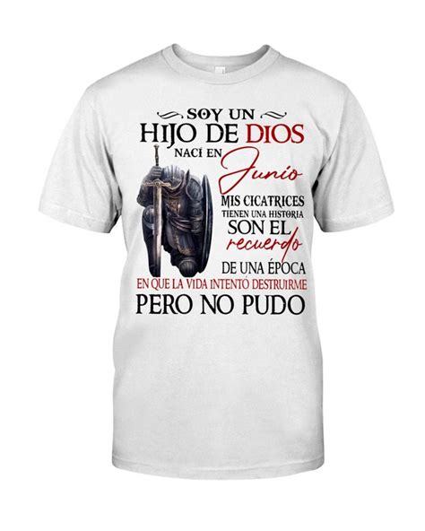 Camiseta Soy Un Hijo De Dios Naci En Mis Cicatrices Son El Etsy España