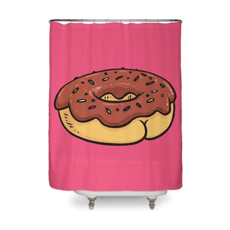 Donut Butt Shower Curtain Threadless Artist Shop