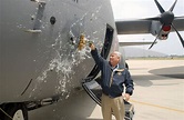 US Congressman The Honorable Elton Gallegly (R-CA), christens a C-130J ...