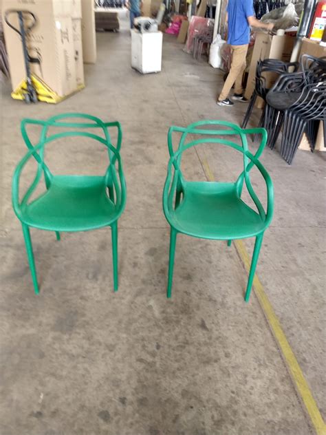 Cadeira Allegra Verde Escuro Kit Com Top Chairs