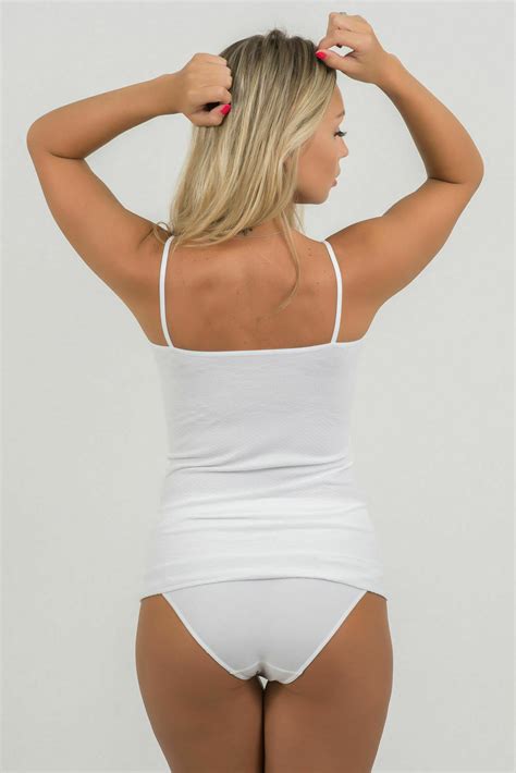 Bellissima Womens Sensitive Camisole Seamless Lace Pattern Tank Top Ebay