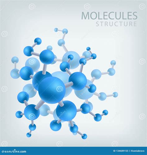 Molecule Structure Structure Vector Stock Vector Illustration Of