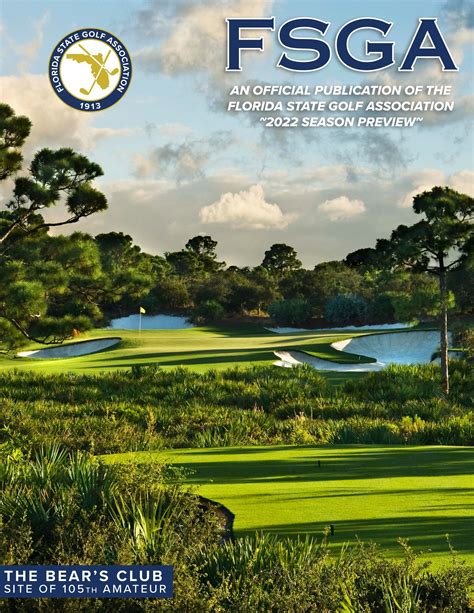 2022 Fsga Season Preview By Florida State Golf Association Issuu