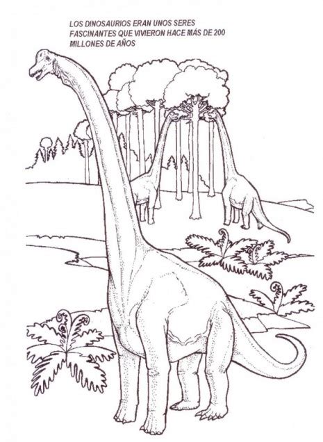 58 Dinosaurios Para Colorear Y Pintar Descargar E Imprimir Colorear