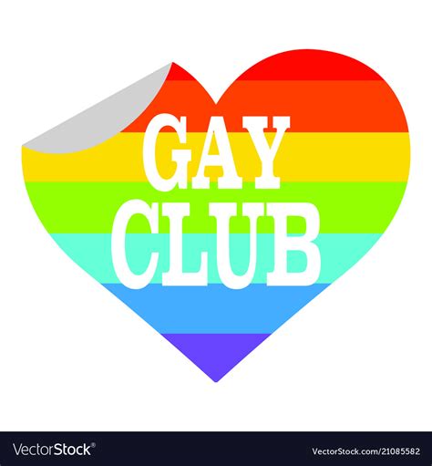 Gay Club Label Royalty Free Vector Image Vectorstock