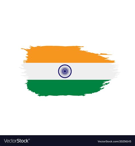 India Flag Royalty Free Vector Image Vectorstock