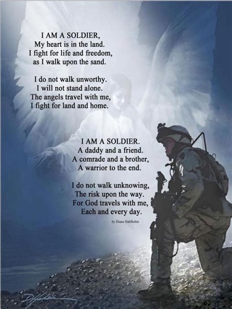 I will rip the heart from my enemy and leave it bleeding on. I Am A Soldier... | Military quotes, Soldier poem ...