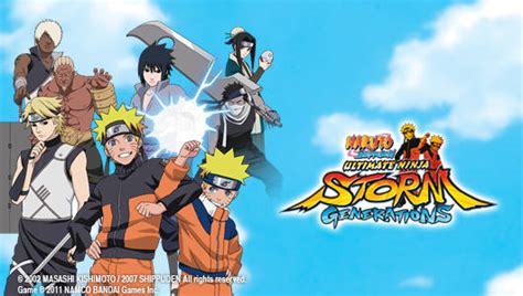 Naruto Shippuden Ultimate Ninja Storm Generations Video Game G