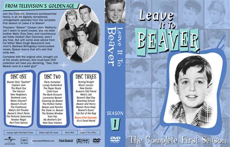 Leave It To Beaver Season 1 Tv Dvd Custom Covers 5346litb S1
