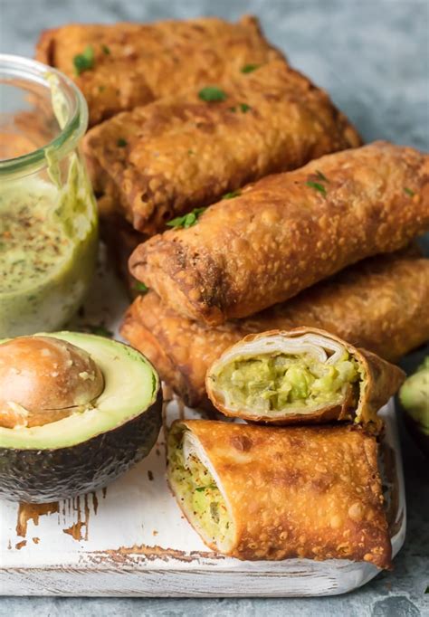 Check out the recipe on this episode of best bites! Avocado Egg Rolls (Guacamole Egg Roll Recipe) - The Cookie ...