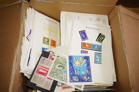 Wühl und Reste Karton Briefmarken Belege eBay
