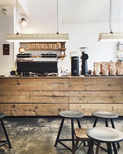 Acmeandco Rustic Coffee Shop Coffee Shop Bar Coffee Shop Decor