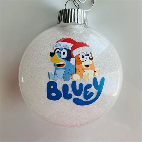Bluey And Bingo Inspired Christmas Ornament Free Etsy Canada