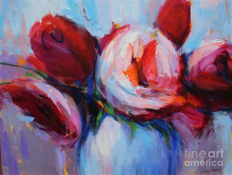 Only A Few Roses Painting By Claire Hardy Fine Art America
