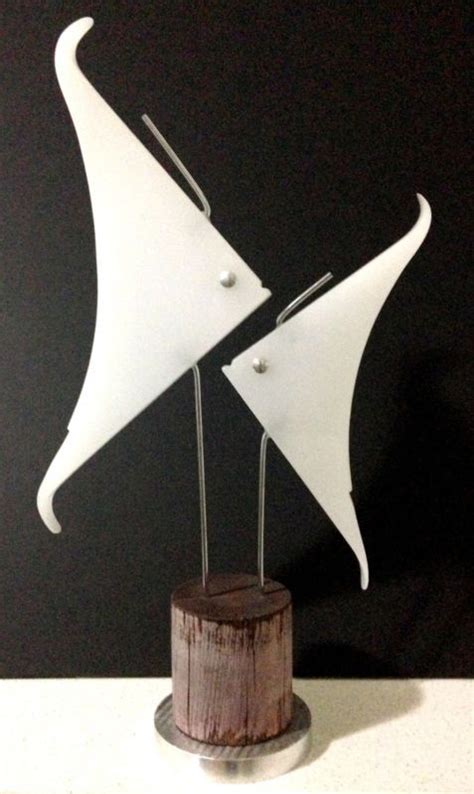 New Sculpture Art 48 Ooak Modern Abstract Art Metal Wood Lucite