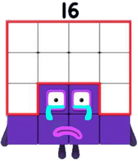 Sad Numberblock Sixteen By Alexiscurry On Deviantart