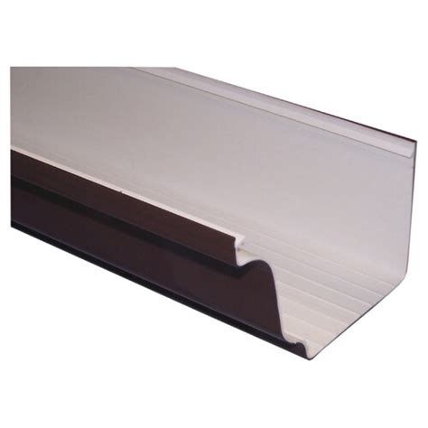 Aluminum costs $6 to $12, steel $9 to $20, and copper $25 to $40 or more. Severe Weather 4.875-in x 120-in K Style Gutter in the Gutters department at Lowes.com