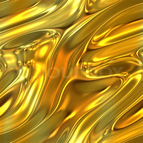 A Molten Gold Liquid Texture That Tiles Seamlessly Stock Image