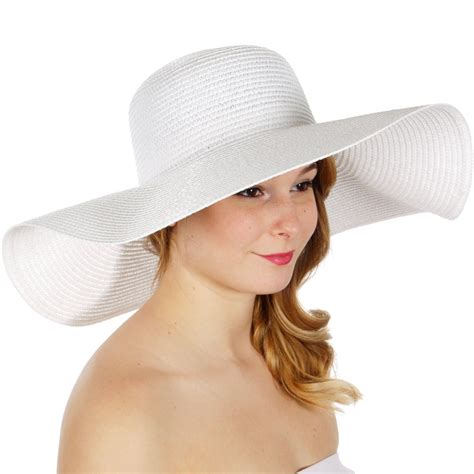 White Floppy Sun Hat Sun Hats For Women Floppy Sun Hats Hats For Women
