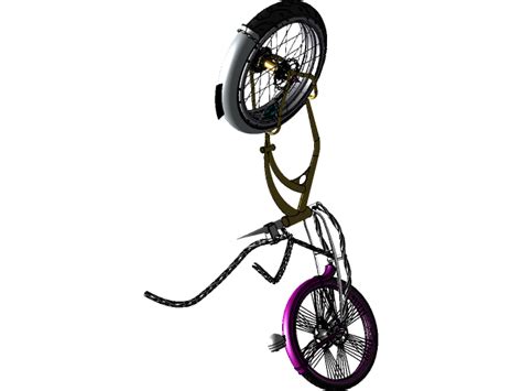 U Bike Design Lowrider Bike 3d Cad Model Library Grabcad