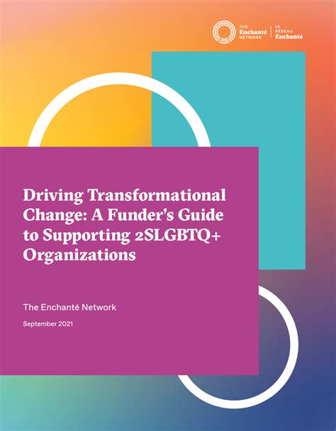 Driving Transformational Change A Funders Guide To Supporting