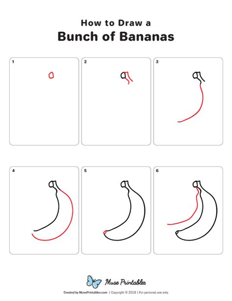 How To Draw A Bunch Of Bananas