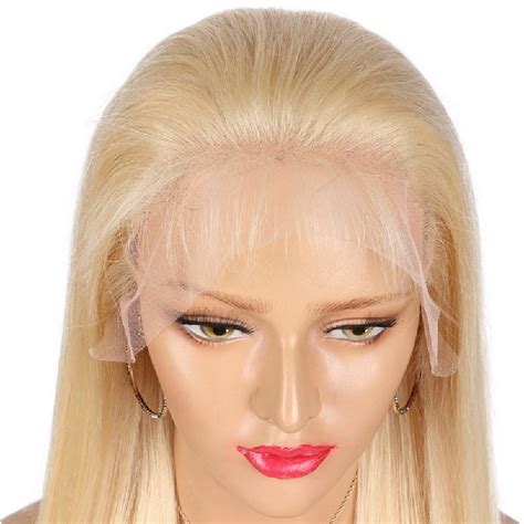 Lace Front Wig Extra Long Length Color Platinum Blonde