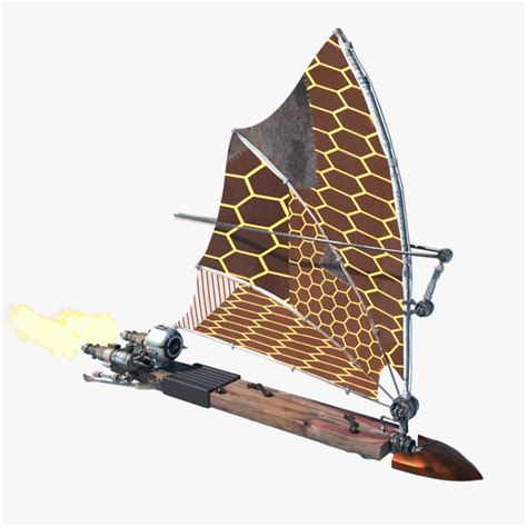 Solar Surfer from Treasure Planet D 모델 TurboSquid