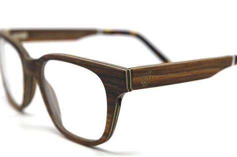 Rectangular Wooden Eyeglasses Real Wood Handmade Optical Frames