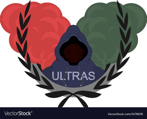 Ultras Logored Green Royalty Free Vector Image