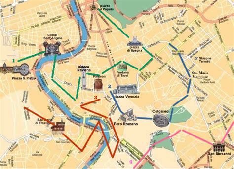 Mapas Para Visitar Roma A Tu Aire Con Recorridos E Itinerarios