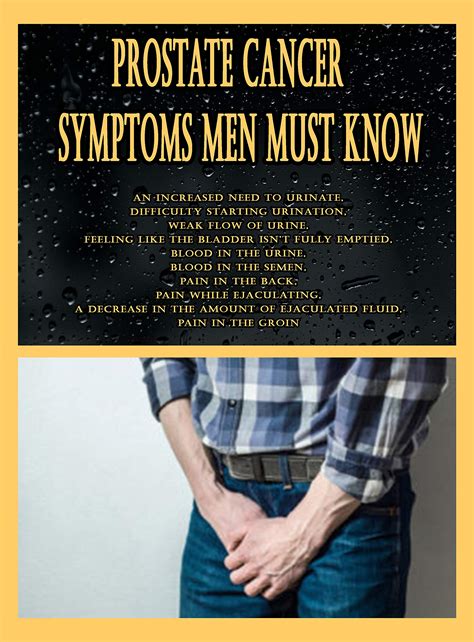 Prostate Cancer Symptoms Men Must Know An Increased Need To Urinate Difficulty Starting