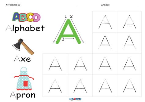 Free Printable Letter A Tracing Worksheets