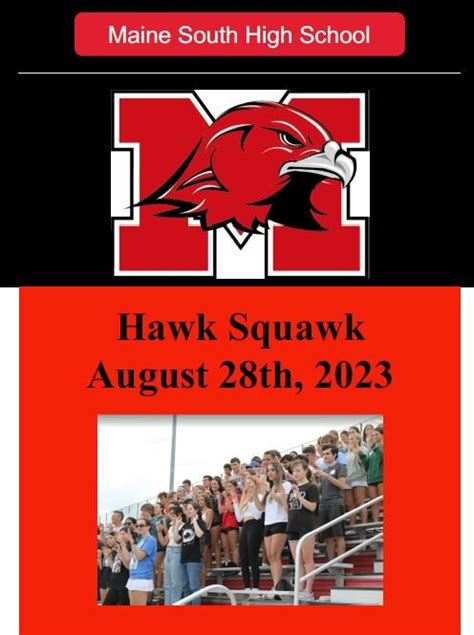 Maine Township High School District 207 Hawk Squawk Maine South