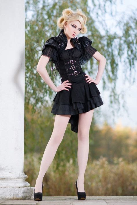 Short Gothic Dress Spring And Summer Clothing Goth Women Goth Girls Gothic Girls