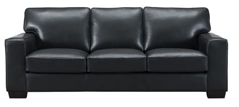 From small 2 seaters to larger corner sofas, with. Kimberlly Full Top Grain Black Leather Sofa - USA ...