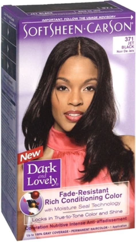 Dark And Lovely Fade Resistant Rich Conditioning Color 371 Jet Black