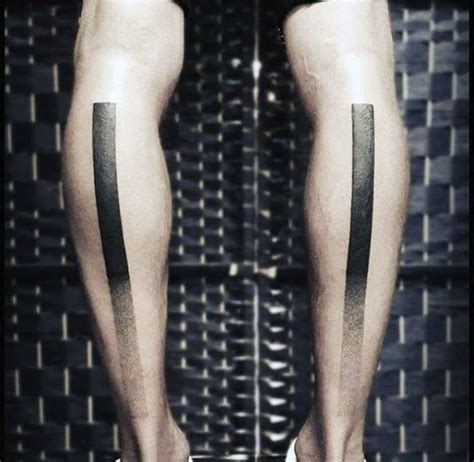 Buddhism inspired japanese tattoo on two legs. 75 Blackwork Tattoo Designs For Men - Bold Masculine Ink