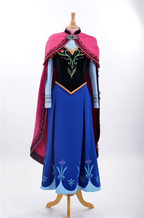 2016 New Custom Made Anna Princess Dress Anna Costume Anna Cosplay